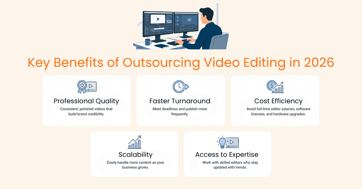 Key Benefits of Outsourcing Video Editing in 2026